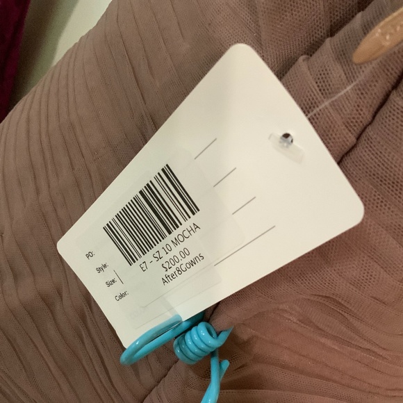 Ruffles and ruching with slight train. - Picture 6 of 12